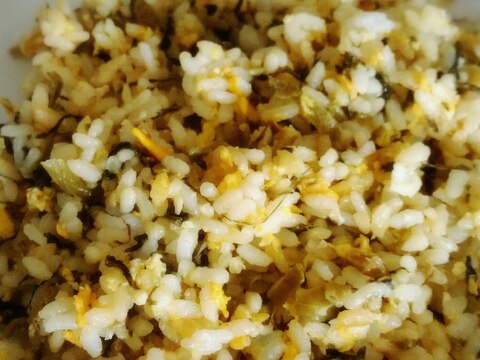 パラパラ☆ぱぱっと高菜チャーハン